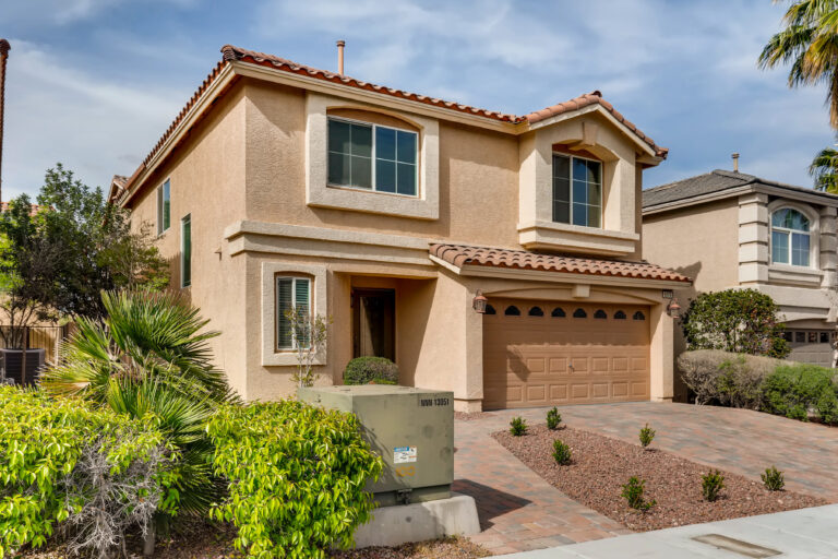 Front exterior of a two-story suburban home