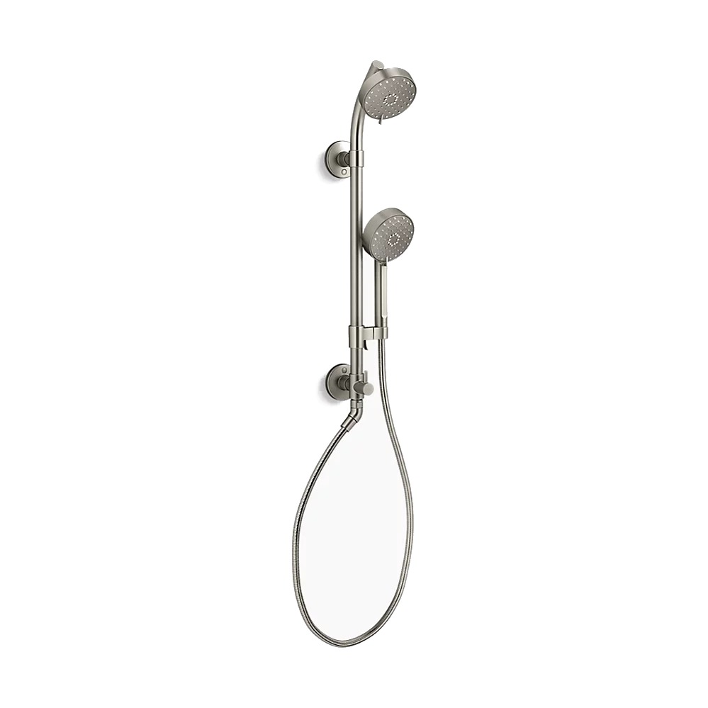 Aging-in-Place Bathroom Remodel Cost (2026): A Designer's Line-by-Line Guide 6 Kohler Awaken HydroRail-S Shower Column